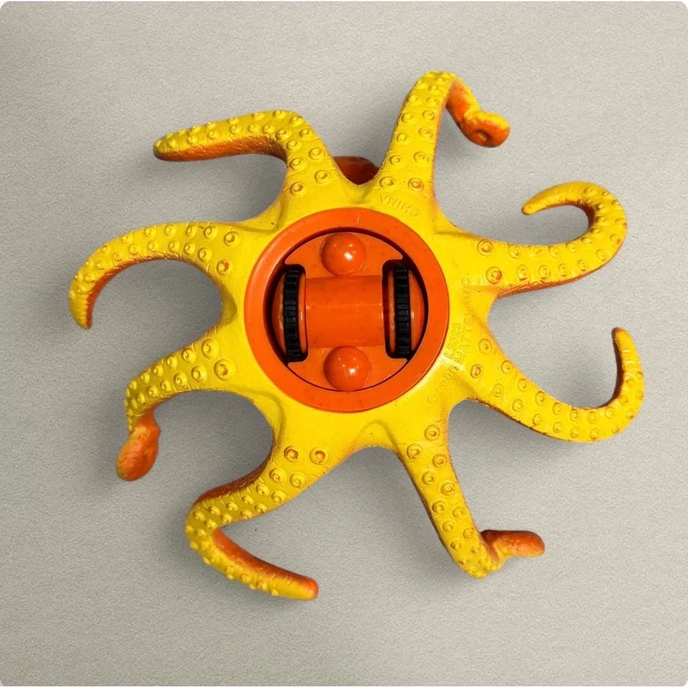 Mattel‎ Imaginext Sea Monsters Orange Octopus 2006 Spinning Toy Seablade Figure